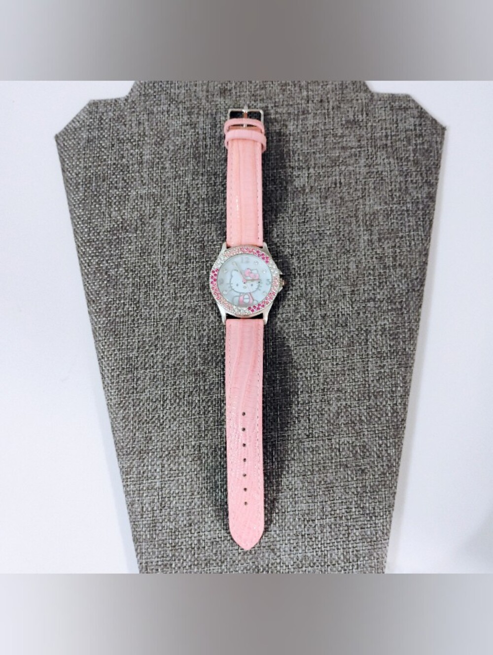 NEW Sanrio Hello Kitty Watch 9" - Pink Croc Embossed Strap